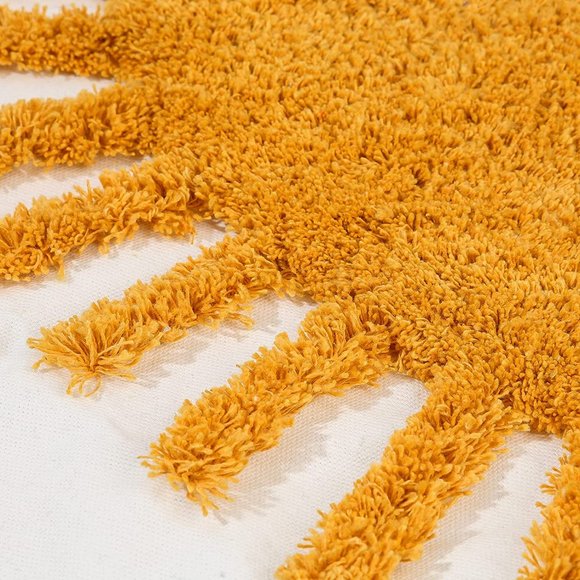 Colorful Throw Pillow Covers Cotton Sun Tufted Pillows Cover Cases with Tassels - Picture 4 of 6